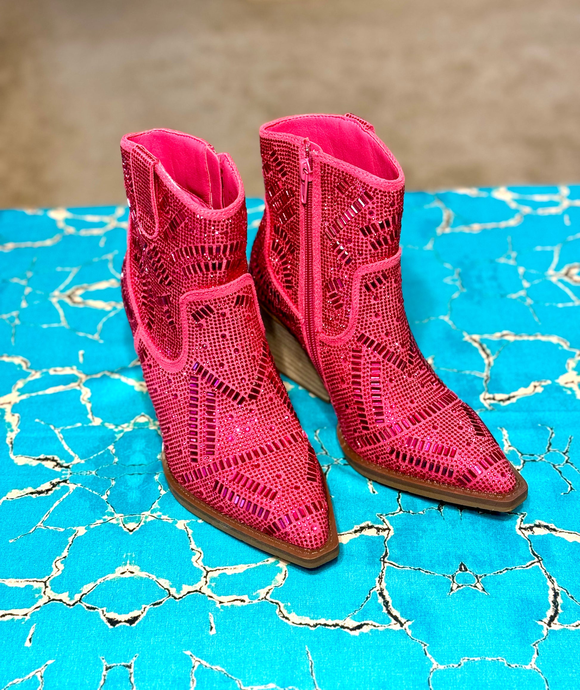 The Maze Boots - Pink – Bentley's Boutique, LLC