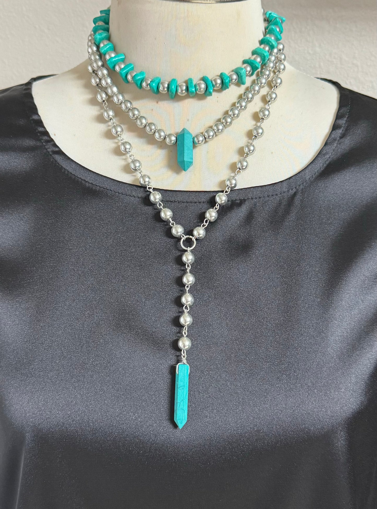 The Rock It Western 3 Strand Necklace