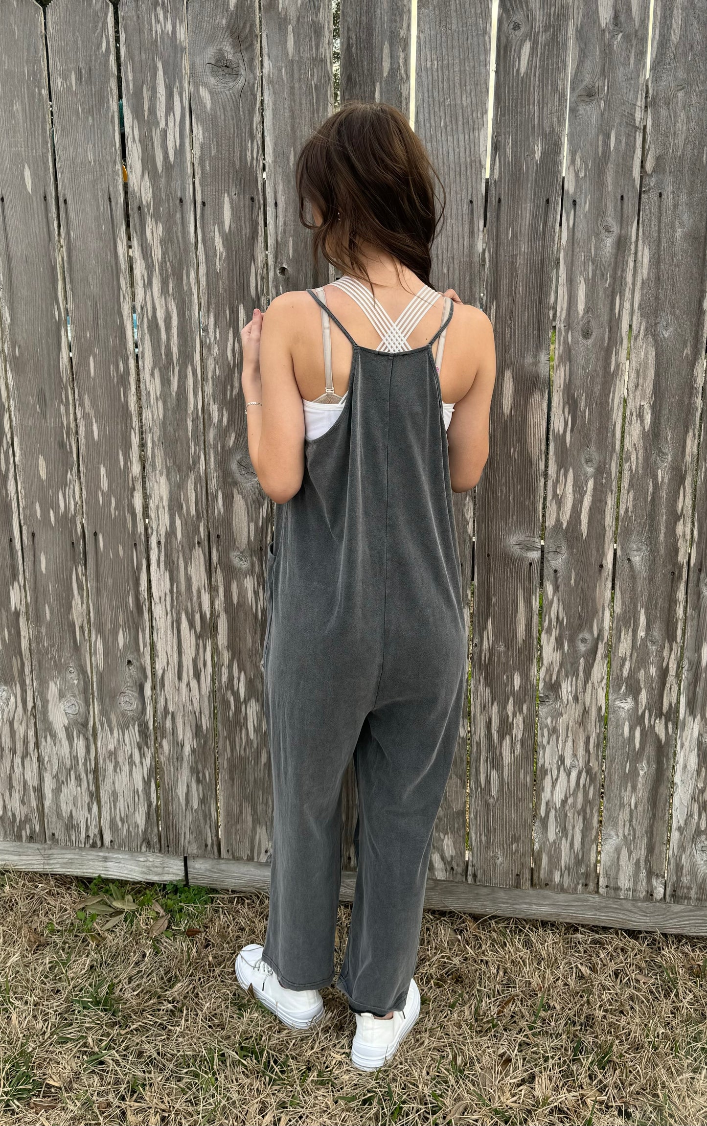The Mineral Washed Oversized Jumpsuit